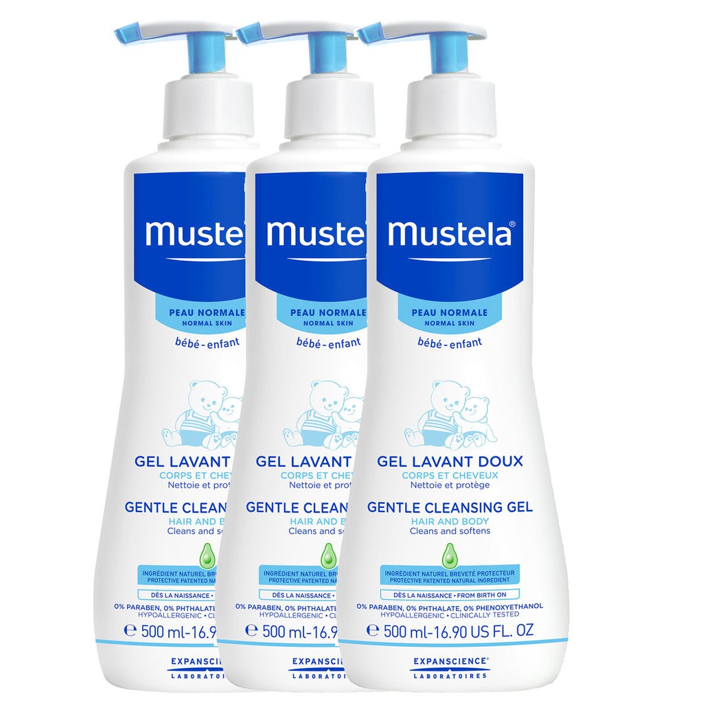 mustela baby shampoo and body wash