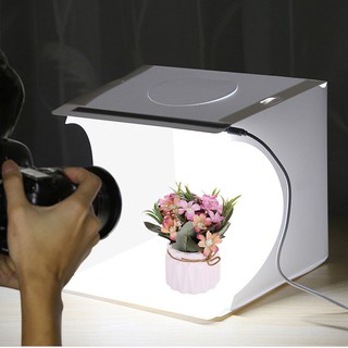 Portable Folding LED Studio Mini Photography Light Box Professional Photographing Simple LED Small Light Box Portable Mini Soft Light Box Set Small Photographic Photography Equipment