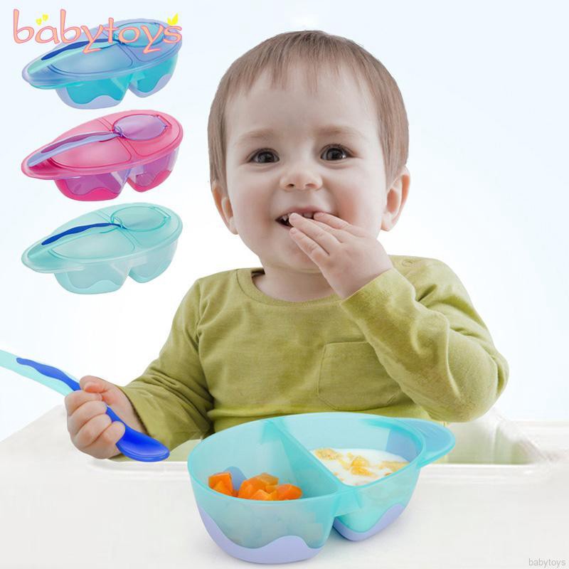 baby eating bowl