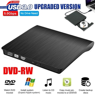 USB 3.0/Type-C External DVD Drive Portable DVD Burner Writer Rewriter DVD/CD/VCD Player ROM Drive for Window 7/8/10