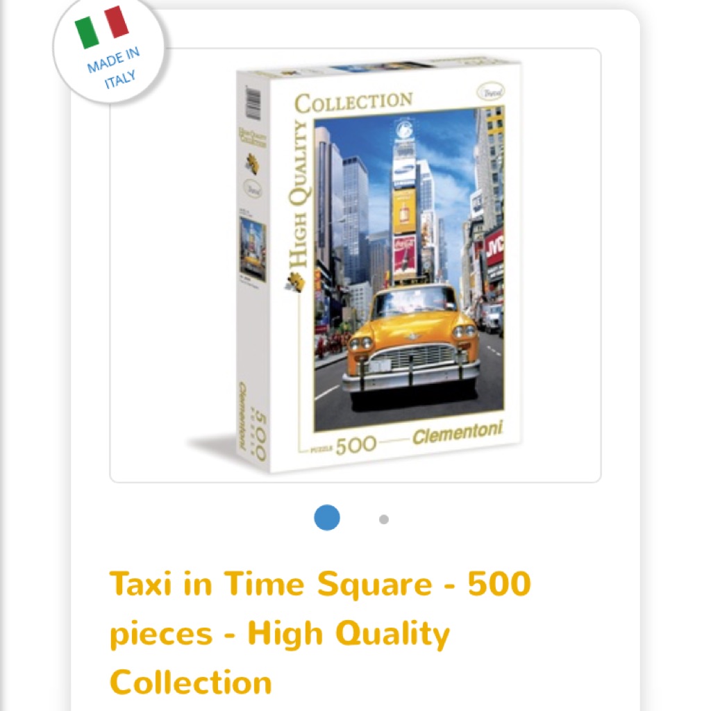 Taxi In Times Square Puzzle 500 Pieces Shopee Singapore