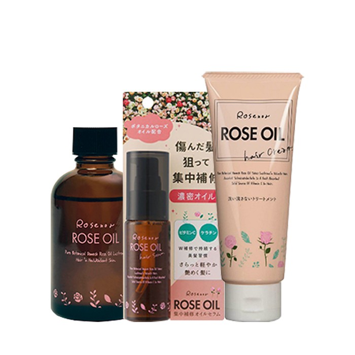 Kurobara Rosenoa Rose Oil Botanical Hair And Skin Treatment Oil Hair Cream Hair Serum Shopee Singapore