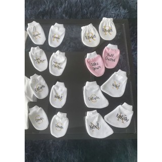 Mittens and Booties with Name Personalised Customised #2