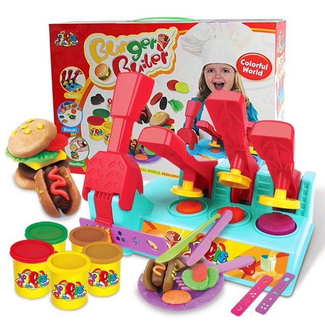 play doh burger builder