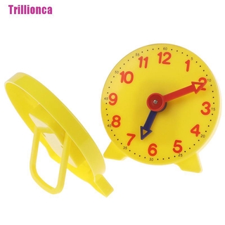 [Trillionca] Kid 4 inch 12/24 hour gear clock montessori student learning clock time teacher #2