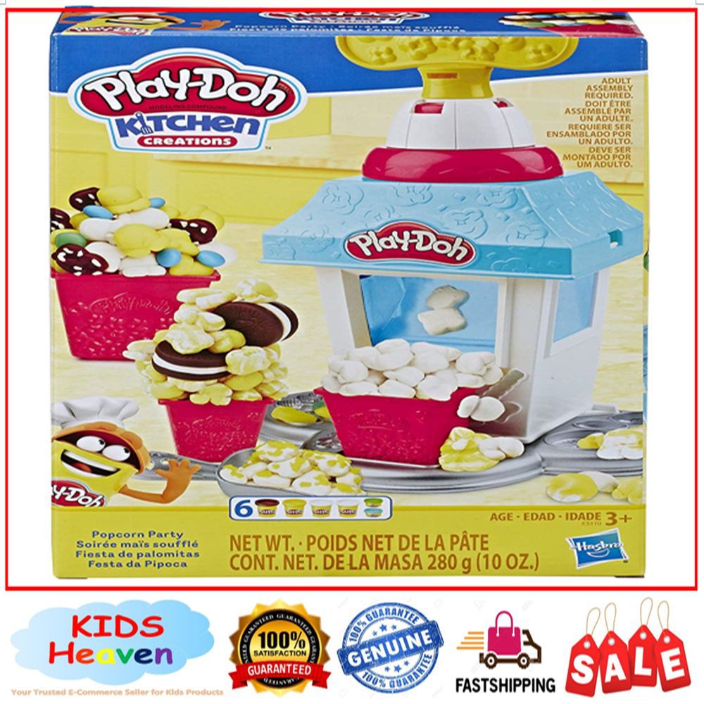 play doh popcorn party