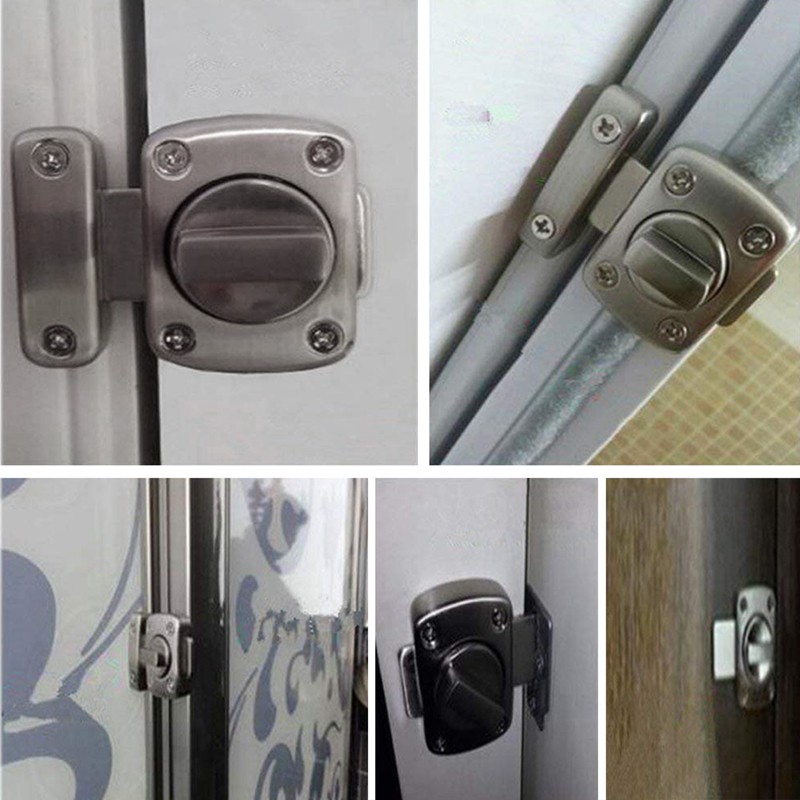 Latch Rotating Door Latch Applicable To Various DoorsSilver Shopee