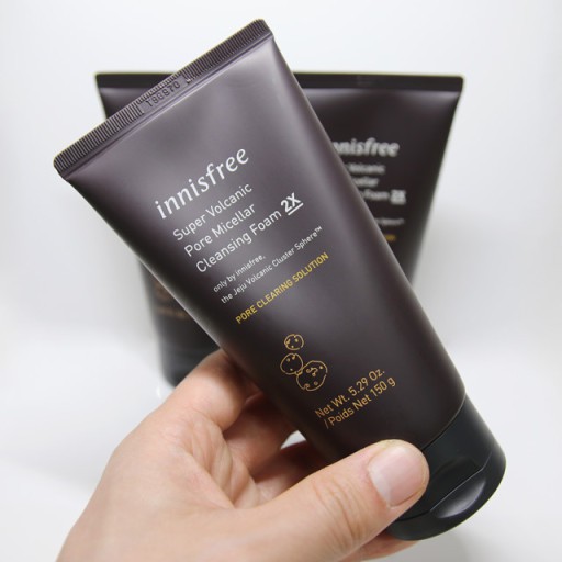 innisfree super volcanic pore micellar cleansing foam 2x review