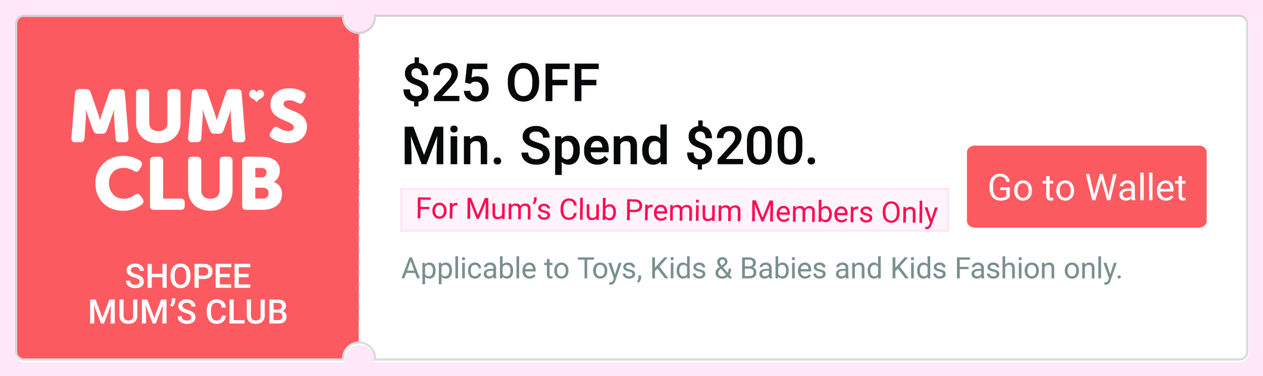 Mum’s Club 2020 Exclusive Baby Care Vouchers Shopee Singapore