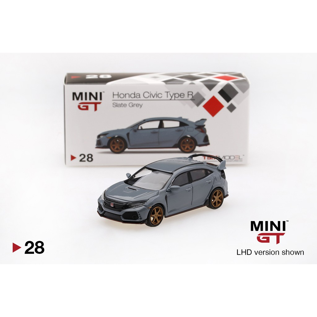 Mini Gt Honda Civic Type R Fk8 Slate Grey Lhd Taiwan Exclusive Shopee Singapore