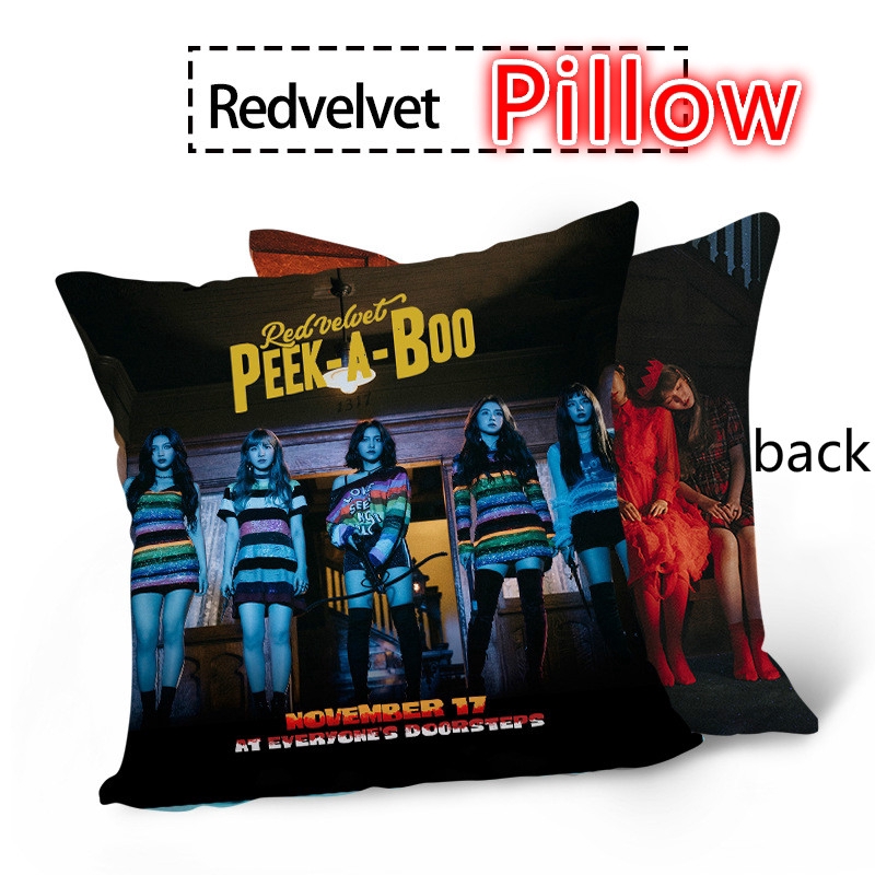 1 Pcs Red Velvet Peek A Boo Bolster Cotton Double Sided Hold