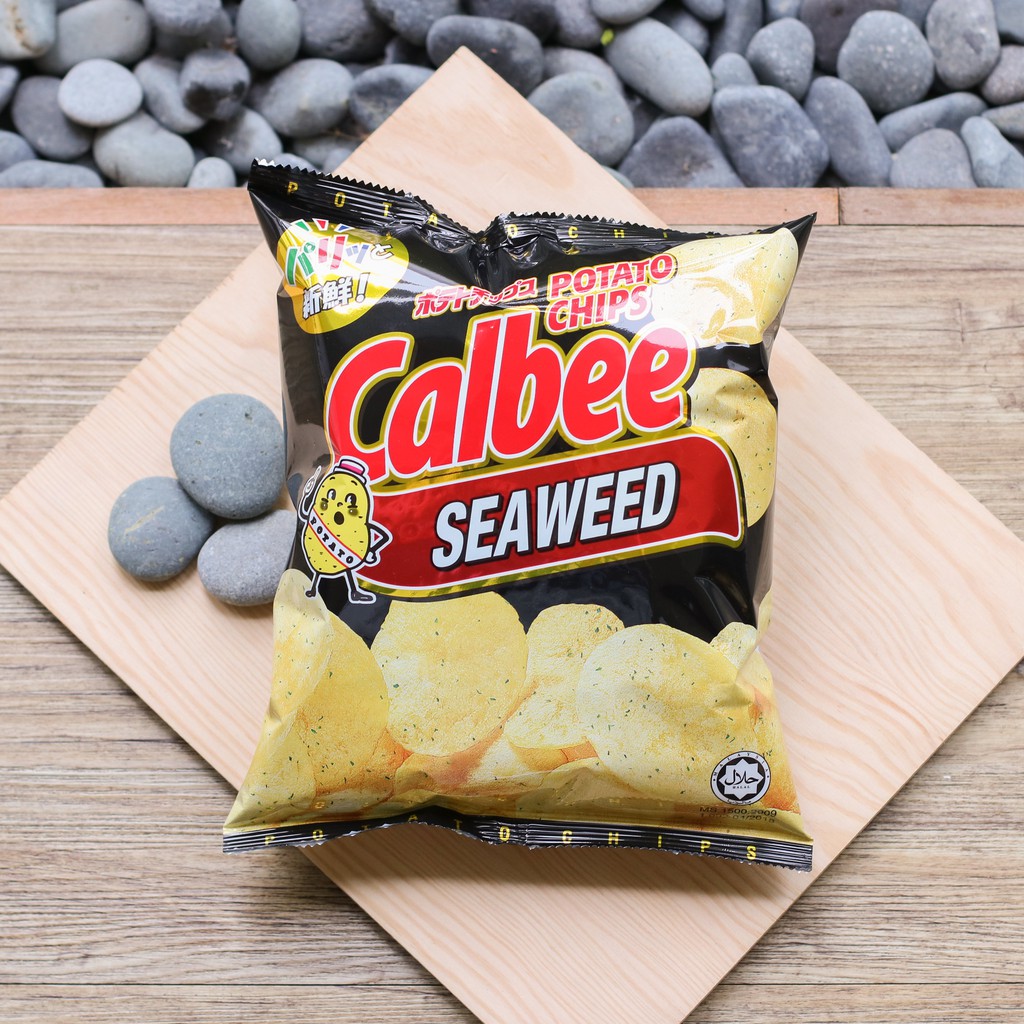 Calbee Potato Chips Seaweed G Shopee Singapore