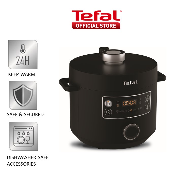 Tefal CY7548 Turbo Cuisine Electric Pressure Cooker 5L Shopee Singapore