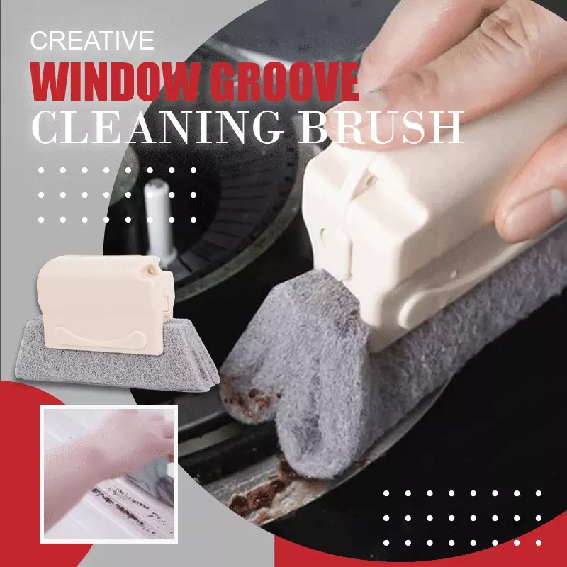 Window Groove Cleaning Brush Slot Quickly Cleaner Corners Scouring