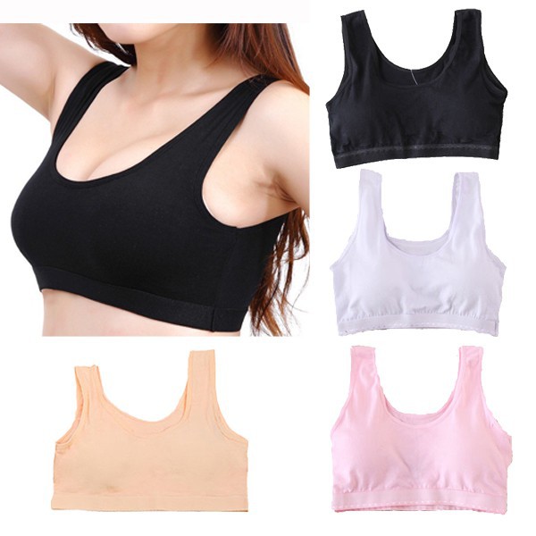 soft crop top bra