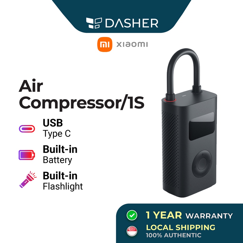 【HOT】XiaoMi MiJia Air Pump 1S Air Compressor