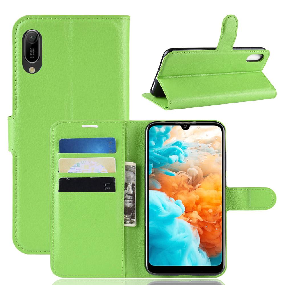 Huawei Y6 2019 Y6 Pro 2019 Wallet Flip PU Leather Case Cover With