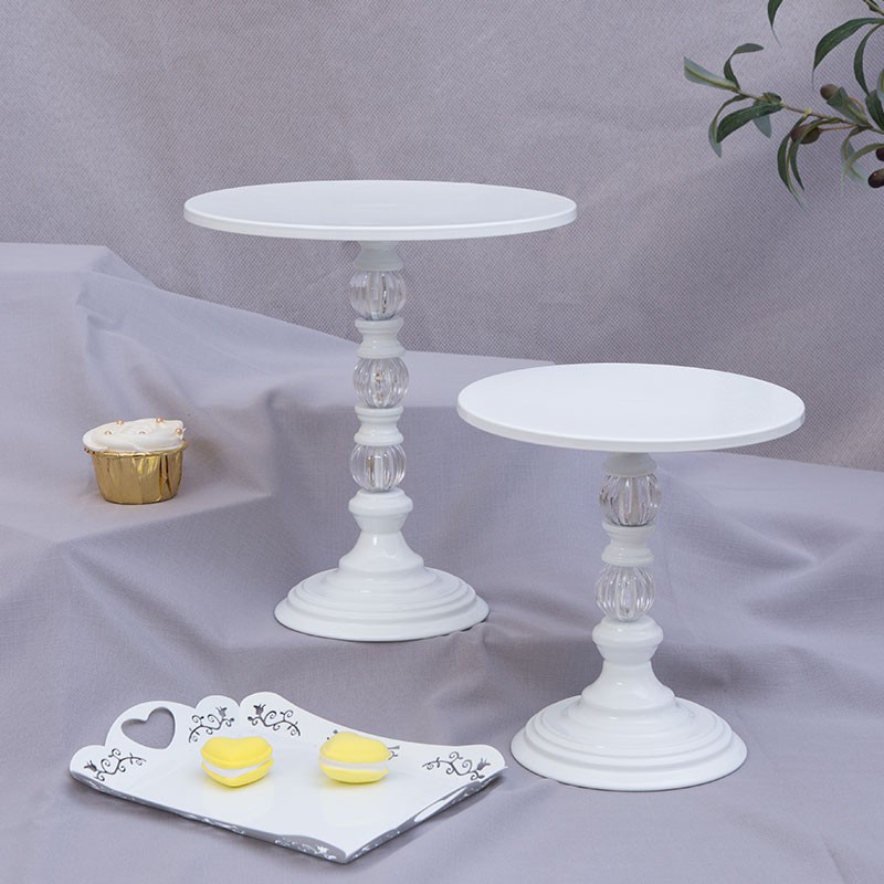 White and Gold Porcelain Cake Stand