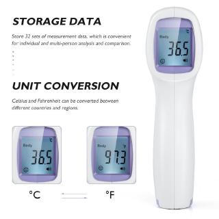 Non-contact Infrared Thermometer ABS  for Adults and Children with Lcd Display