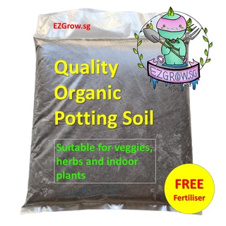 4L Quality Organic Potting Soil with Free Fertiliser