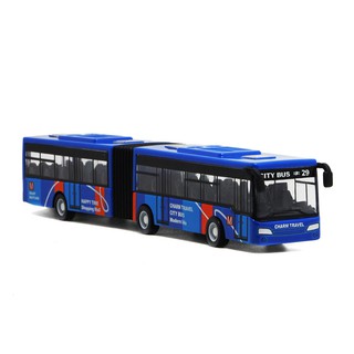 1:64 Scale 18cm Baby Pull Back Shuttle Bus Toy Kids Diecast Models Vehicle Toys #4
