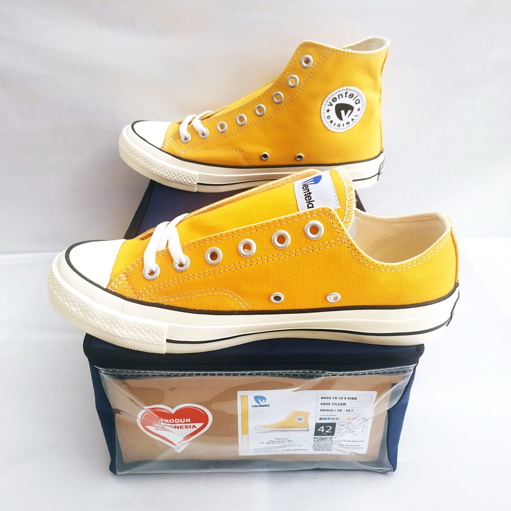 dark yellow sneakers