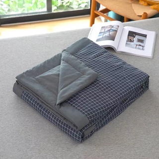 SunnySunny Japanese Style Summer Blanket Soft Washable Cotton Blanket High Quality Breathable Comforter Air Condition Summer Quilt