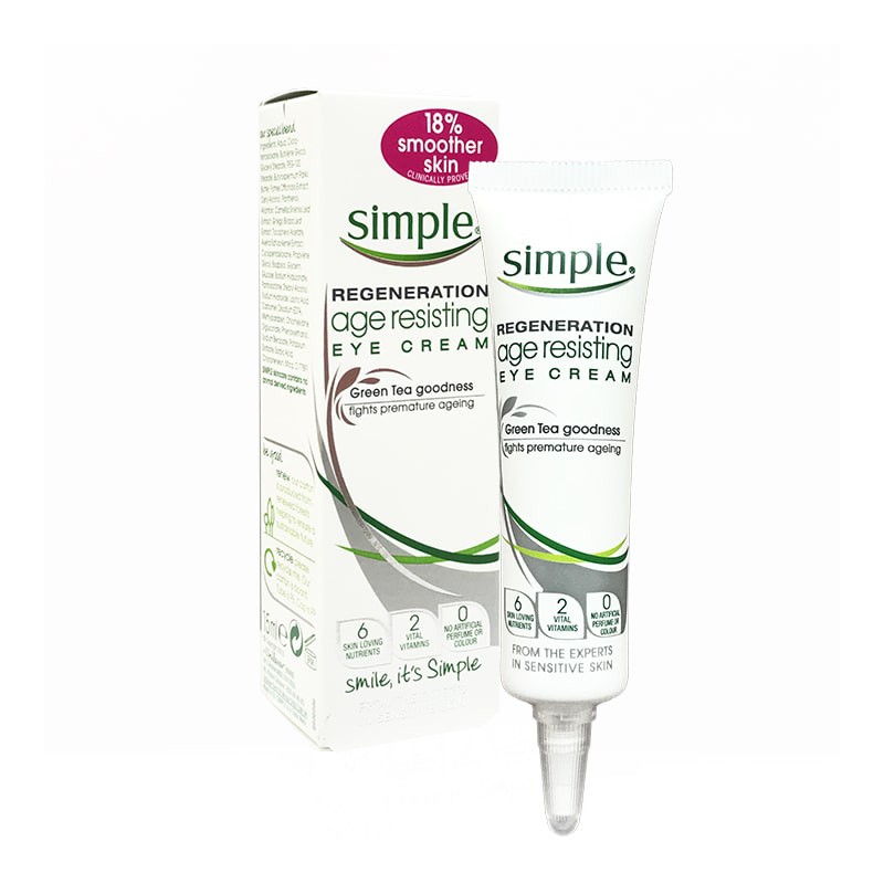 Simple Regeneration Age Resisting Eye Cream 15g Shopee Singapore