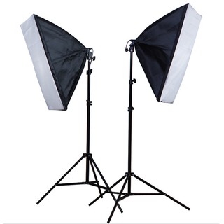 400w Studio Photography Softbox with E27 Socket Light Lighting Kit for Photo Studio Portraits,Photography and Video Shoo