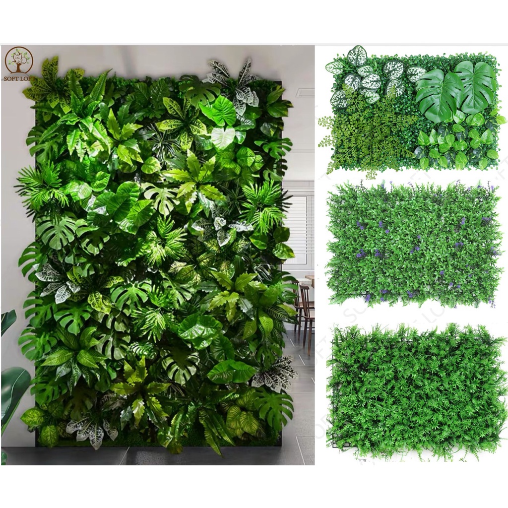 Decoration Plant Wall, Artificial Plant Wall Flower Wall Background ...