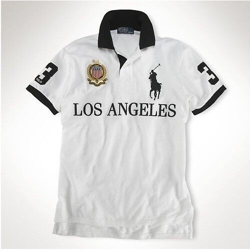 white big pony polo shirt