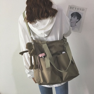 womens single shoulder large capacity portable shopping bag,E Korean student Harajuku ins single shoulder bag minimalist Parkour canvas bag womens single shoulder large capacity portable shopping bag,E Korean student Harajuku ins single shoulder bag minimalist Parkour canvas bag