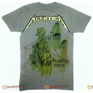 OFFICIAL! Metallica /'And Justice For All/' T-Shirt Black Amplified Clothing