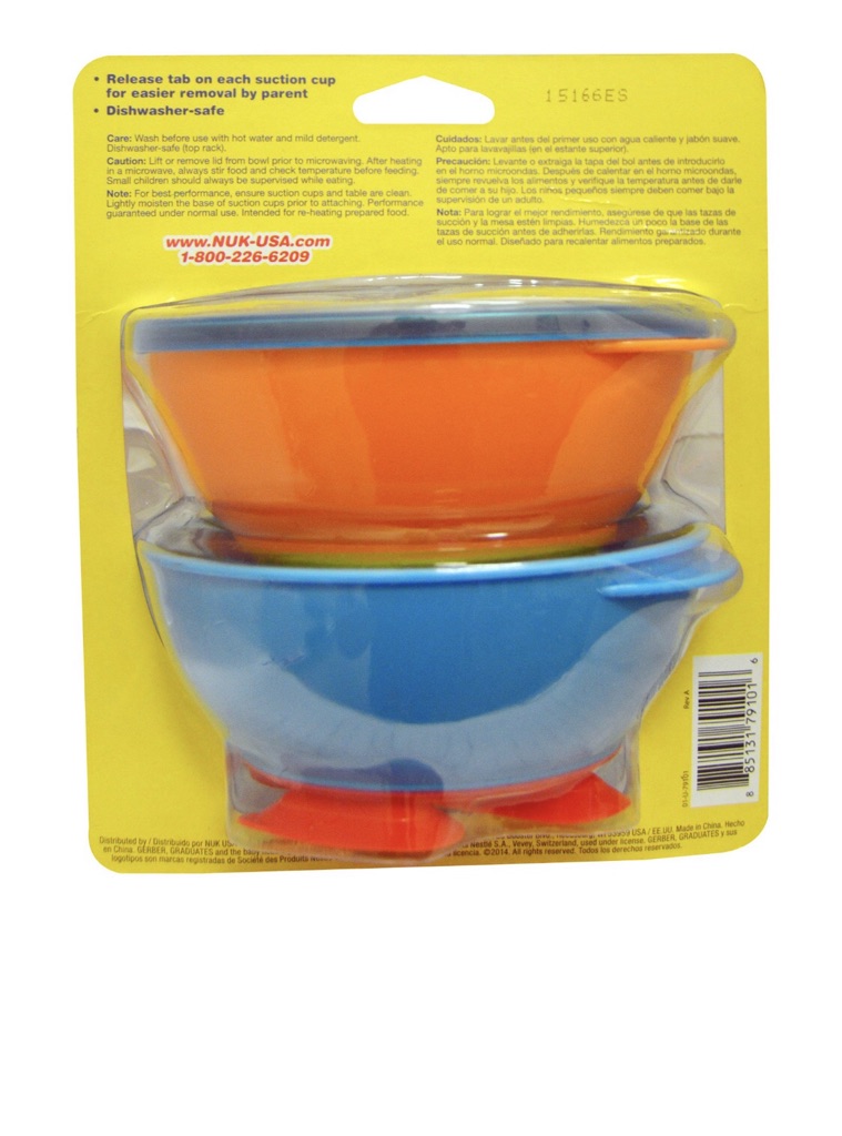 nuk tri suction bowls