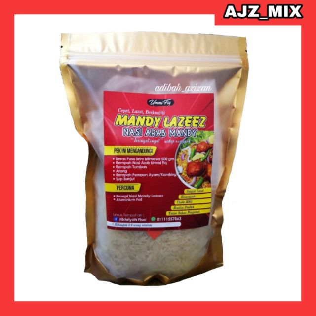 Mandy Arabic Rice Spices Ummifiq Arabic Rice Pack 8 In 1 Shopee Singapore