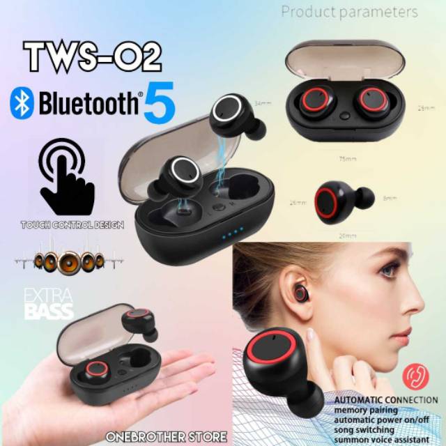 tws 02 earbuds