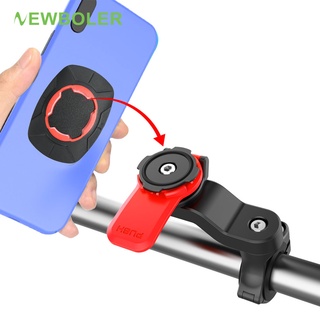 Motorcycle Electric Bicycle Phone Holder Quick Mount Bike Mobile Phone Stand 360° Rotation Cycling Bracket
