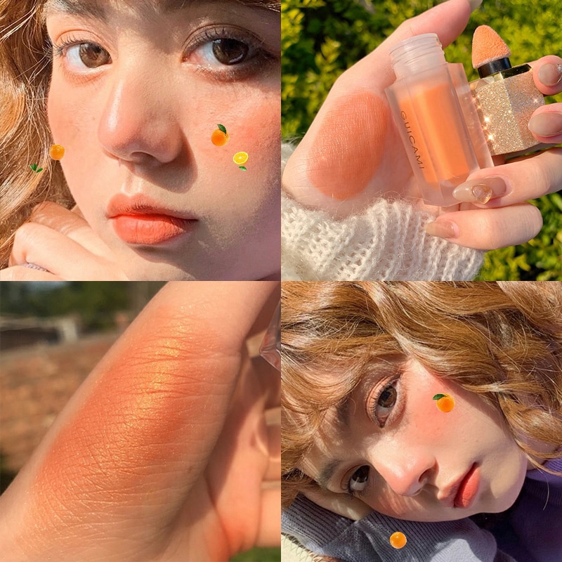orange peach blush