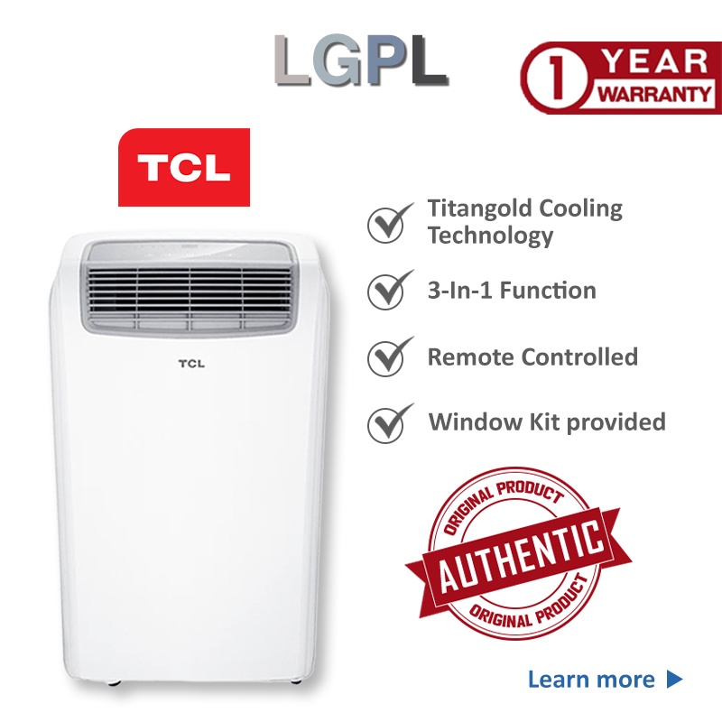 TCL Portable Air Conditioners R410A Installation (Sliding/Louver