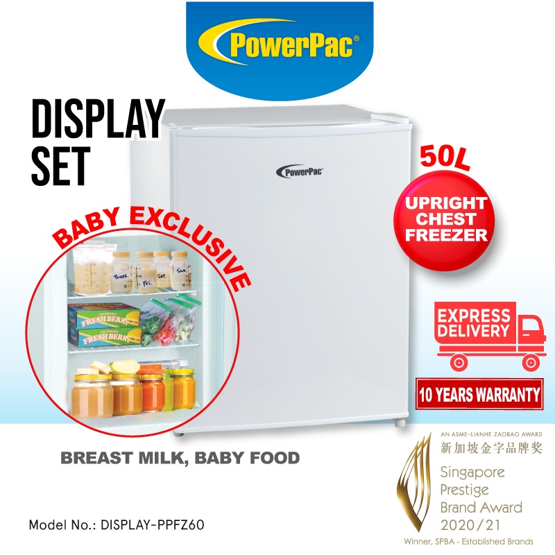 PowerPac DISPLAY SET Chest freezer, Mini freezer (DISPLAYPPFZ60) Shopee Singapore