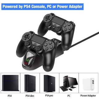 PS4 Dual Shock Controller Dual USB Charging Charger Docking Station Dock Stand Gamepad Holder