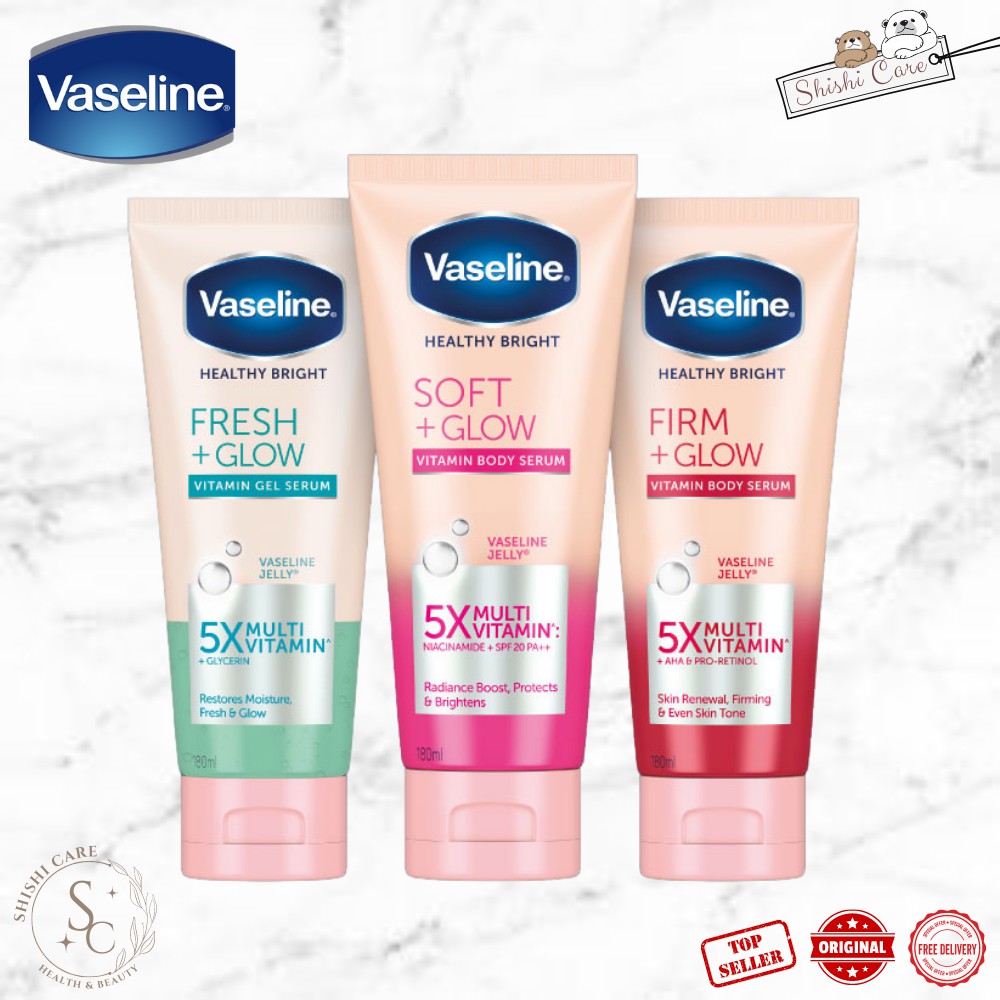 Vaseline Healthy Bright Vitamin Body Gel Serum 180ml Singapore