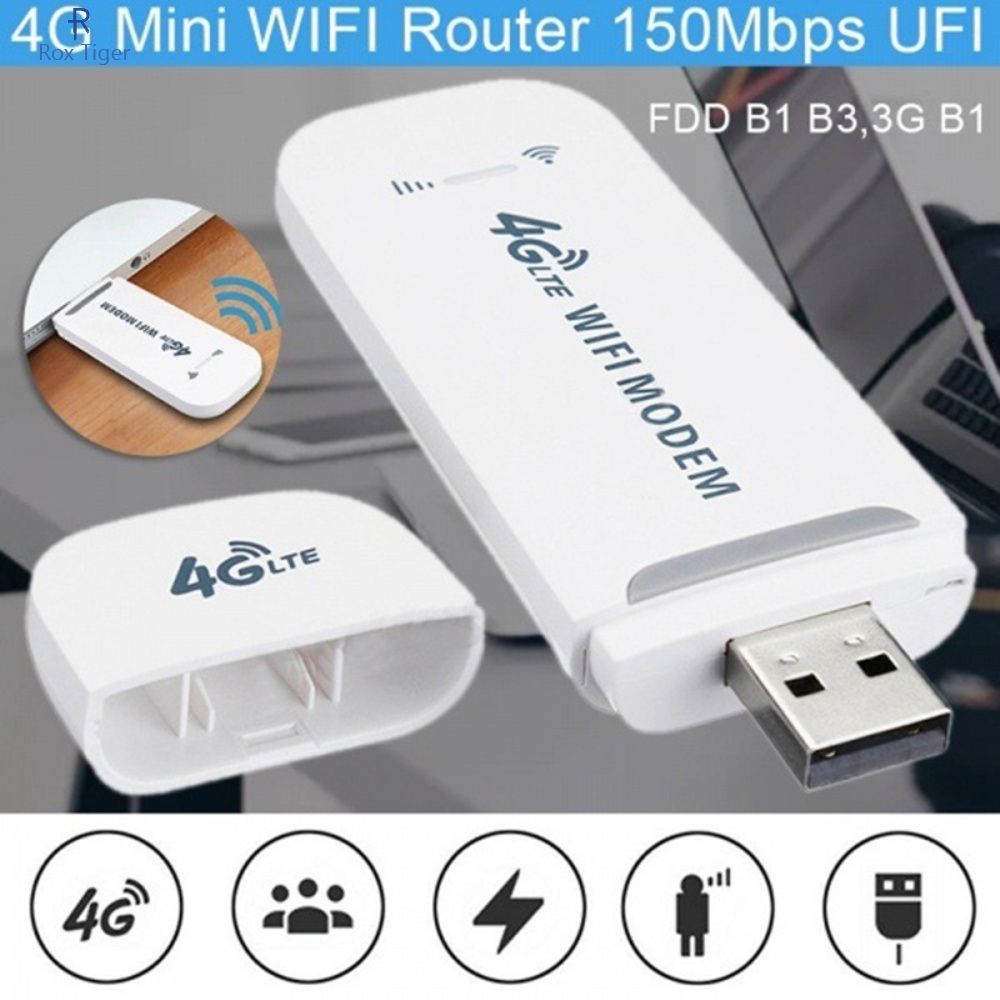 Unlocked 4g Lte Modem Usb Roteador Sem Fio Wi Fi Hotspot Movel Slot Para Cartao Sim Rox Shopee Singapore