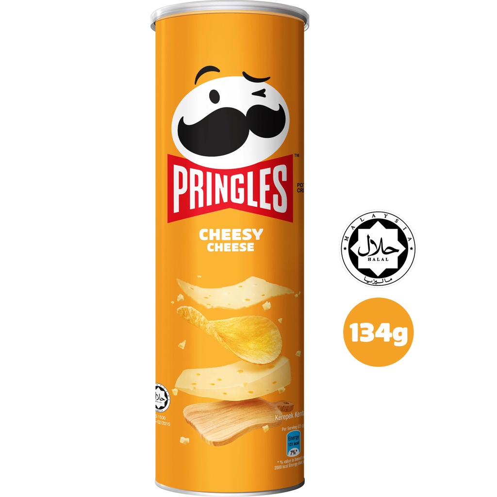 Pringles Galaxy Potato Chips, Cheesy Cheeze, 134g | Shopee Singapore