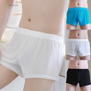 Men's See Through Underwear Mesh Briefs Transparent Underpant Solid Color