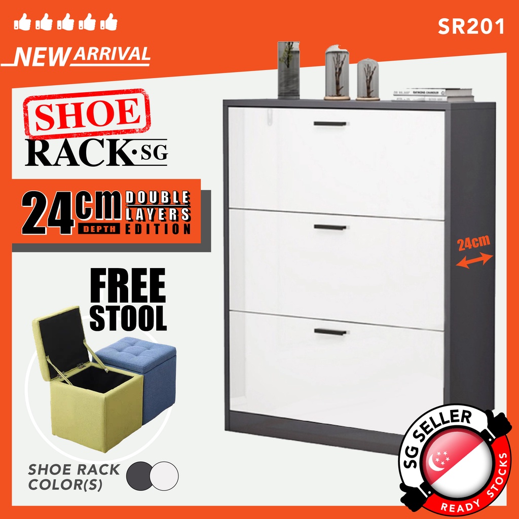 SG Local Seller / Ready Stock / Fully Assembled] SR-201 Shoe Rack ...