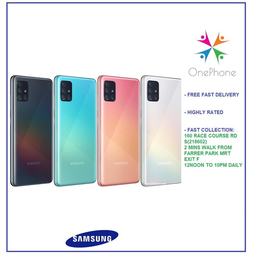 Samsung Galaxy A51 128gb 6gb 1 Year Warranty From Samsung Brand New Singapore