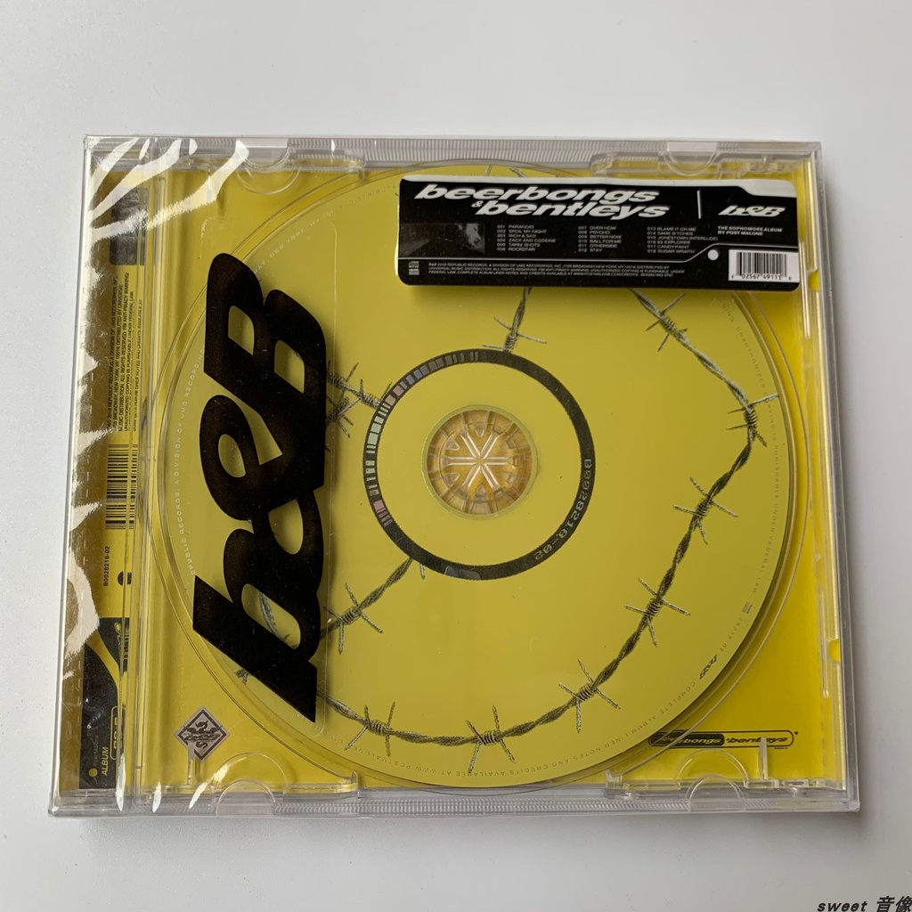 Post Malone Beerbongs Bentleys Cd Rap Album Sealed Shopee Singapore