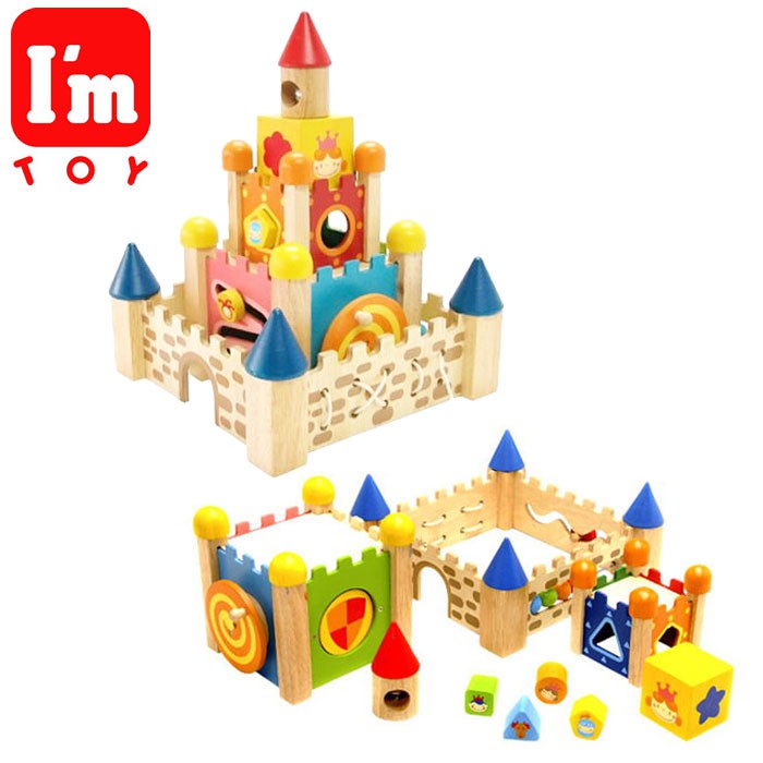 castle with blocks