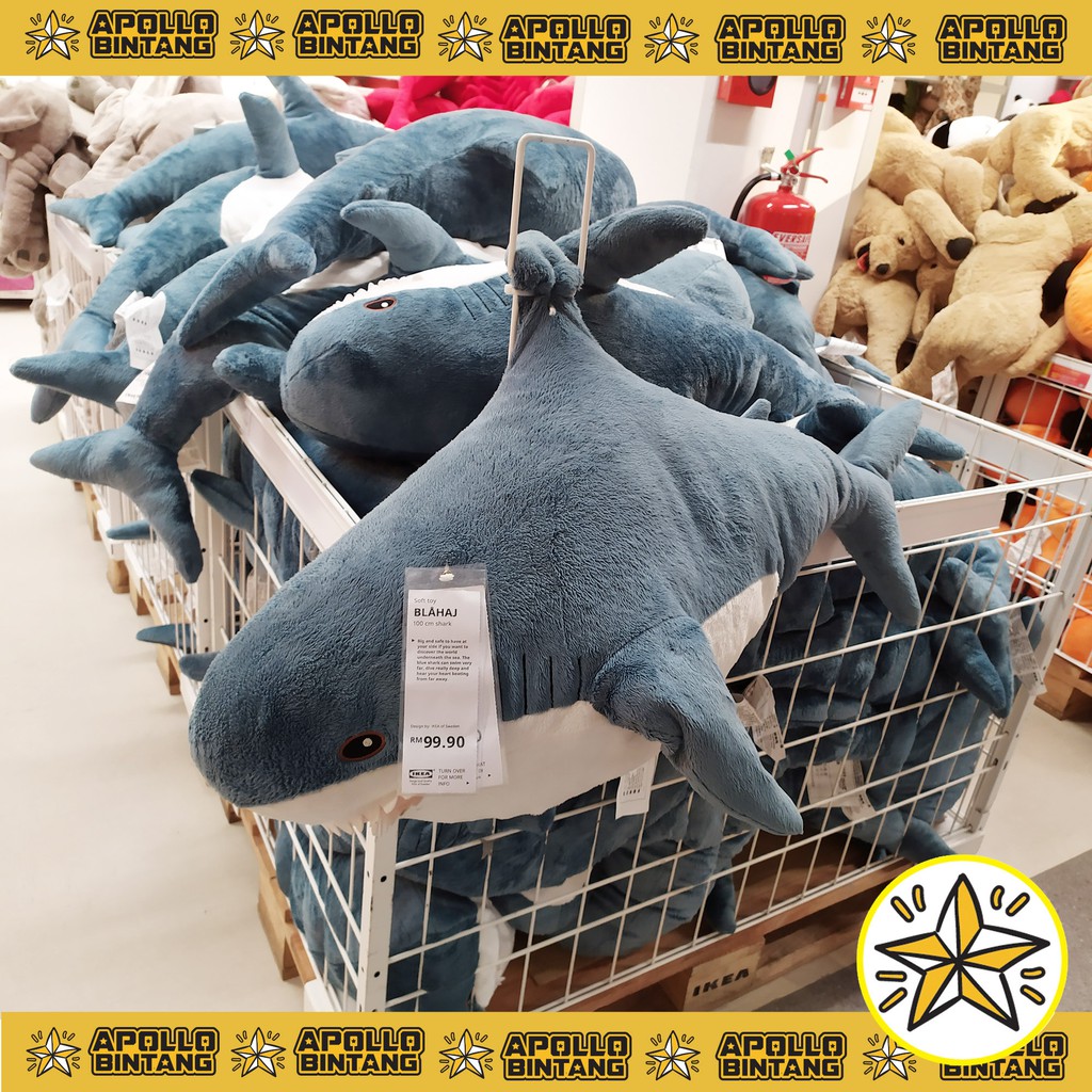 shark plush toy ikea